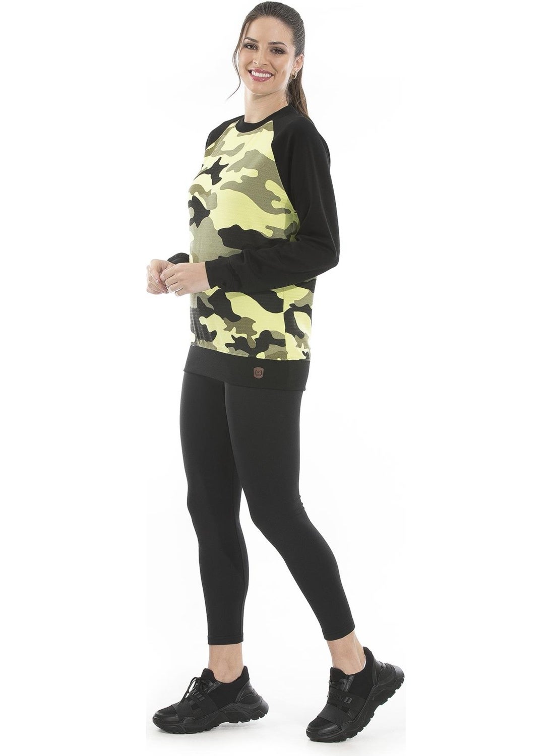 Camouflage Patterned Sweatshirt (UN-14591)