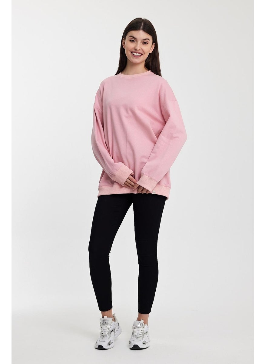 Crew Neck Oversize SWEATSHIRT(B24-00196)