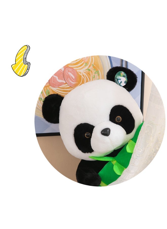 Bamboo Leaf Panda Plush Toy - Cute Stuffed Animal