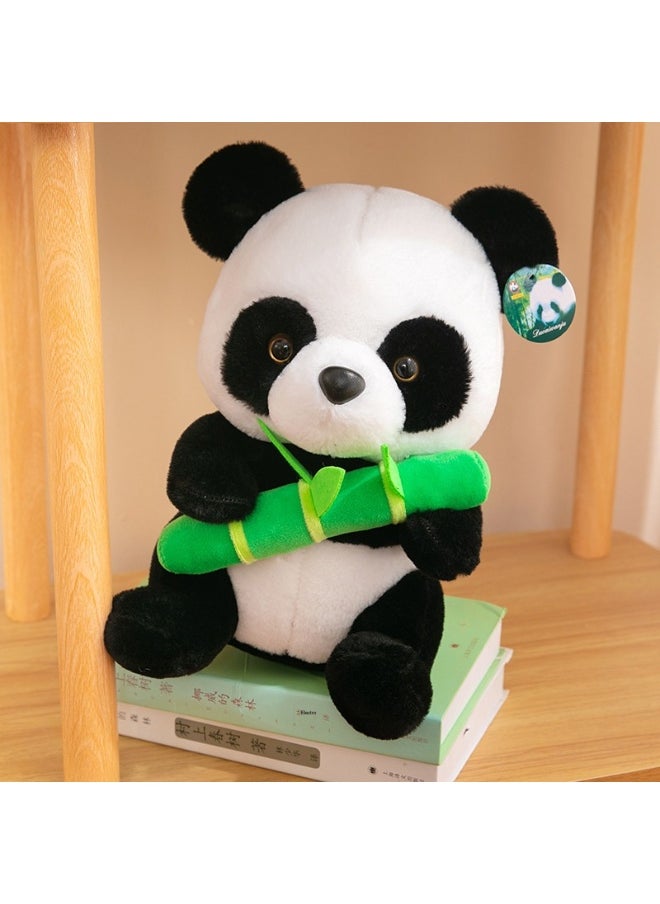 Bamboo Leaf Panda Plush Toy - Cute Stuffed Animal