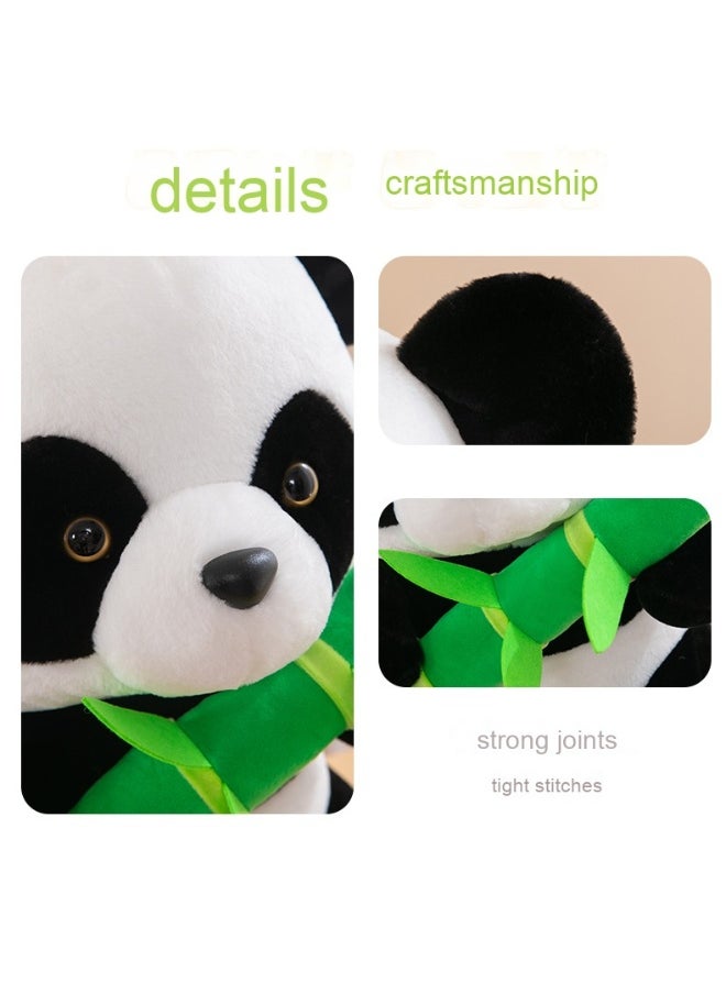 Bamboo Leaf Panda Plush Toy - Cute Stuffed Animal