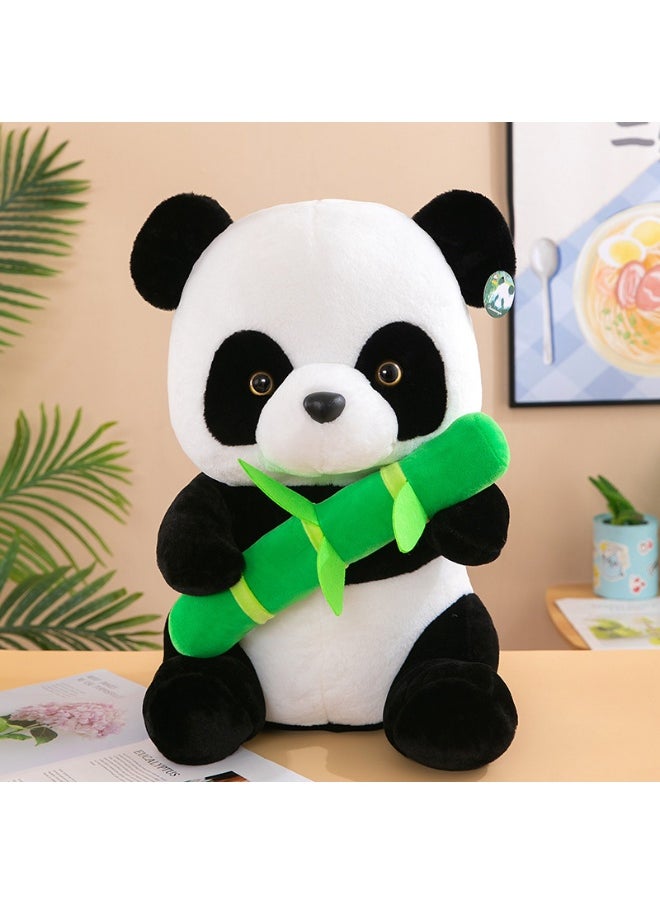 Bamboo Leaf Panda Plush Toy - Cute Stuffed Animal