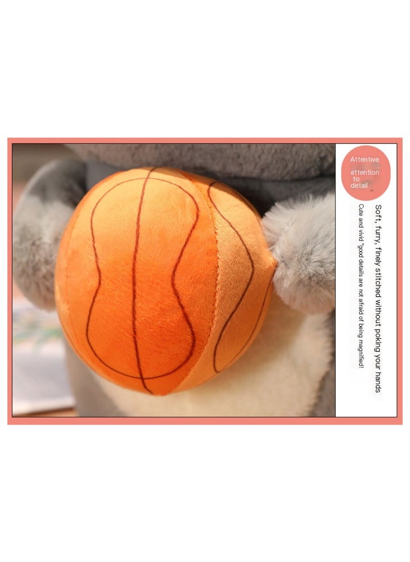 25cm Sloth Koala Basketball Plush Toy