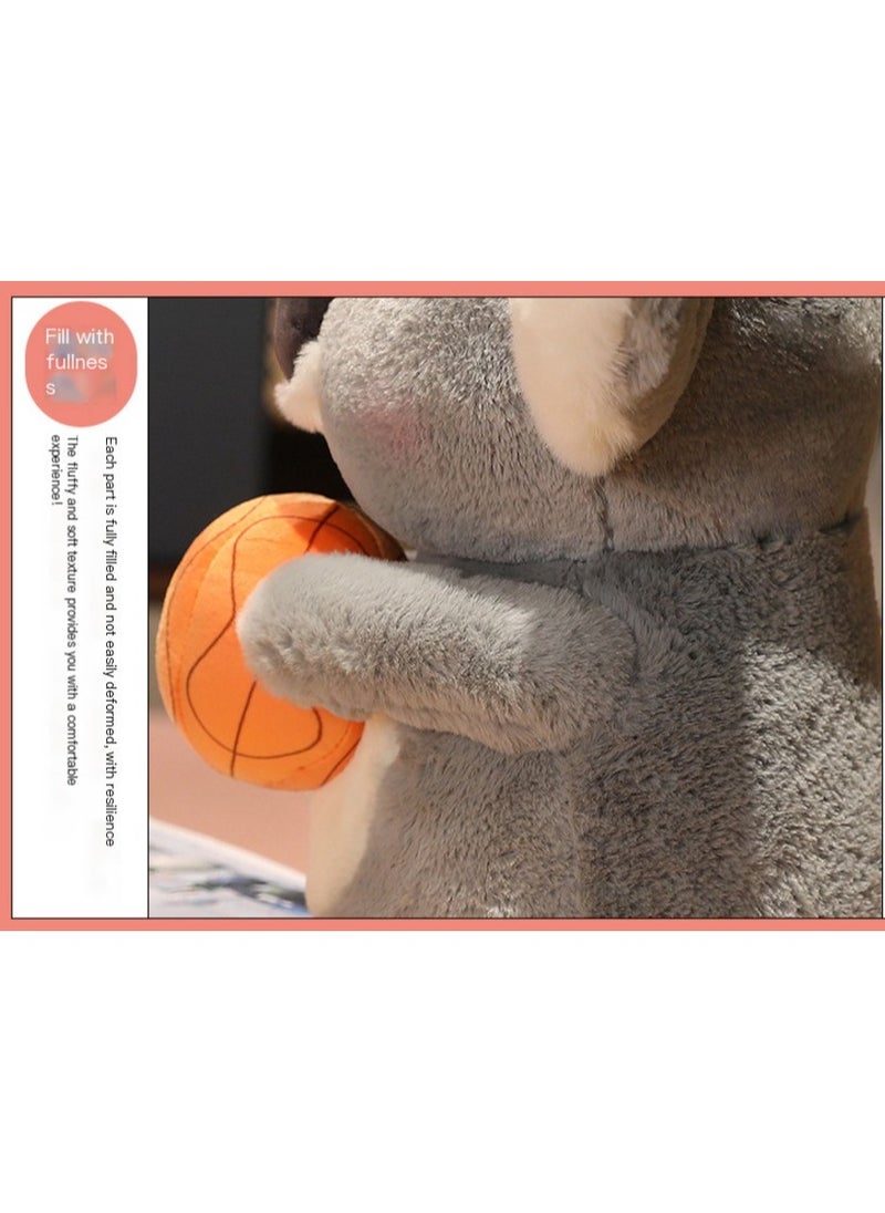 25cm Sloth Koala Basketball Plush Toy