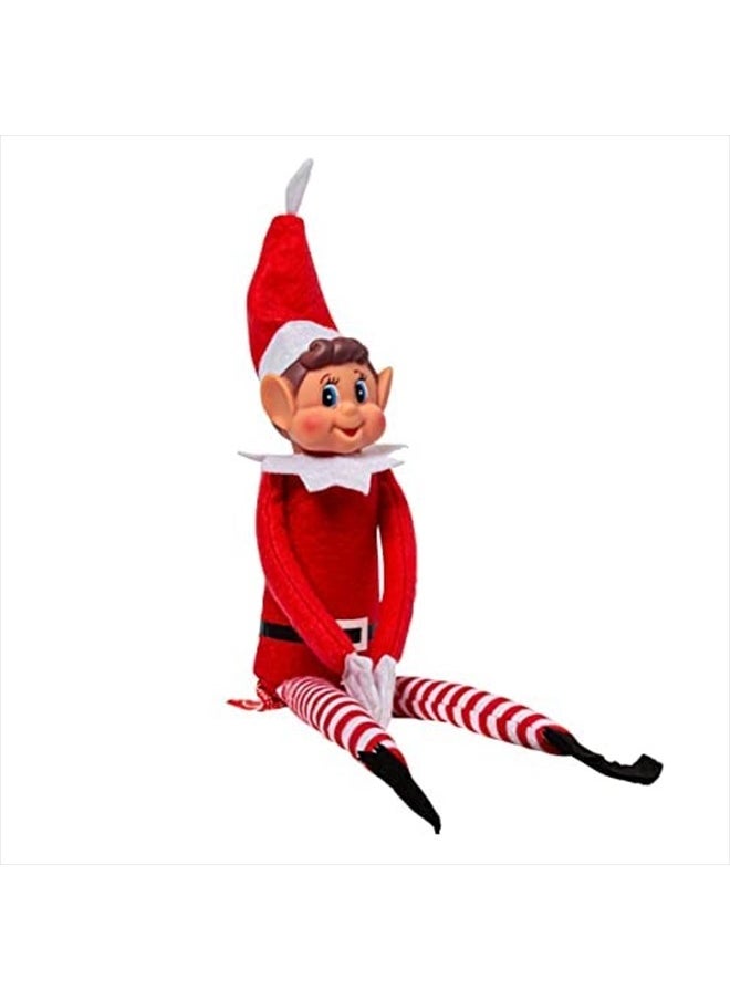 Christmas Elf Behaving Badly Plush Toy | Novelty Long Bendy Naughty Boy Christmas Elves Doll | 12 Inches