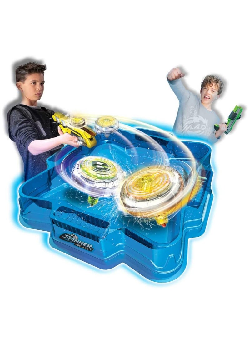 Spinner M.A.D Deluxe Battle Pack: Thunder vs Sandstorm | Yellow/Green