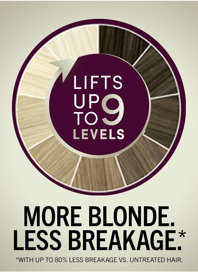 Schwarzkopf Keratin Blonde Hair Dye Platinum Blonde 001, Ultra Lightening Kit, 1 Application - Hair Bleach Enriched with Keratin, Lightens up to 9 Levels and Protects Hair from Breakage**