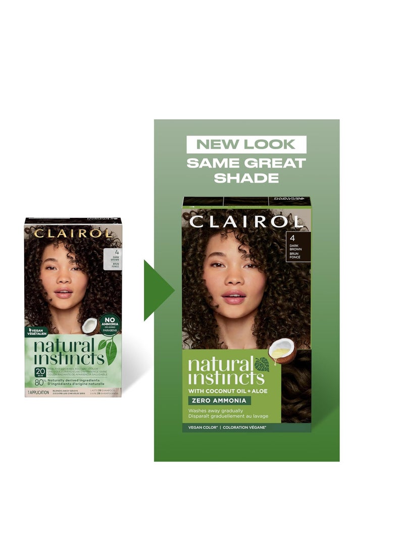 Clairol Natural Instincts Demi-Permanent Hair Dye, 8A Medium Cool Blonde Hair Color, Pack of 1