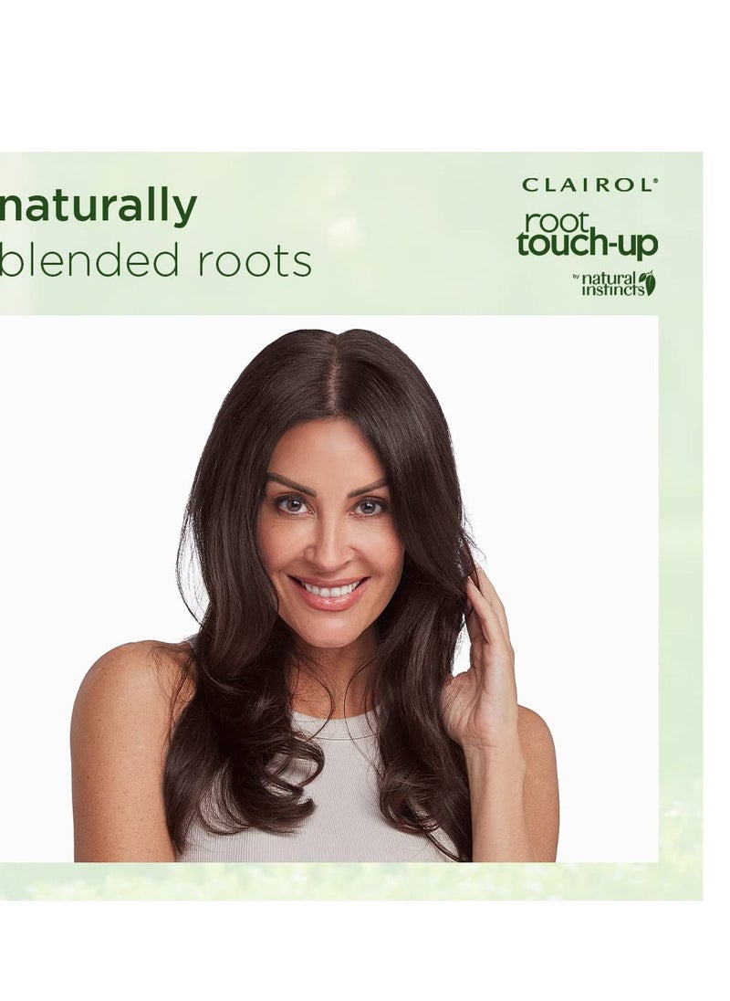 Clairol Root Touch-Up by Natural Instincts Permanent Hair Dye, 2 Black Hair Color, Pack of 1