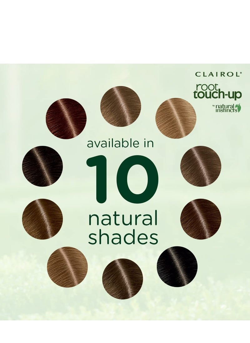 Clairol Root Touch-Up by Natural Instincts Permanent Hair Dye, 2 Black Hair Color, Pack of 1