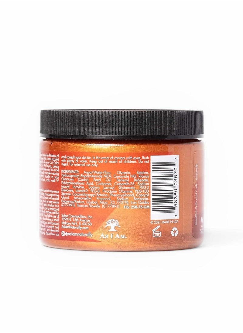 As I Am Curl Color - Copper - 6 ounce - Color and Curling Gel - Temporary Color - Medium Hold - Vegan & Cruelty Free