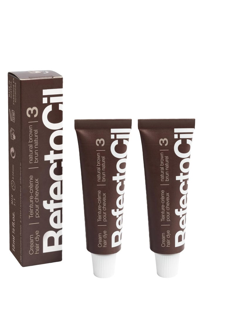 RefectoCil Cream Hair Dye 2-Pack – Professional Hair Tint for Long-Lasting Color