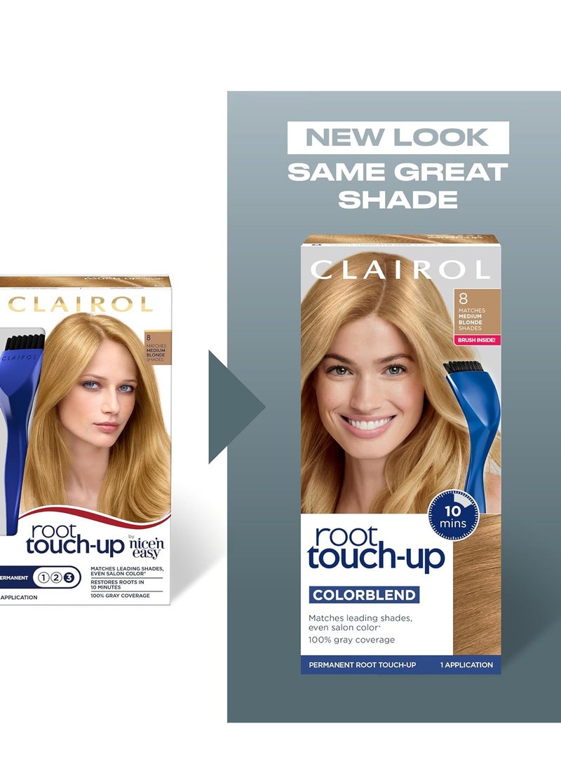 Clairol Root Touch-Up Permanent Hair Color Creme, 2 Black, 2 Count