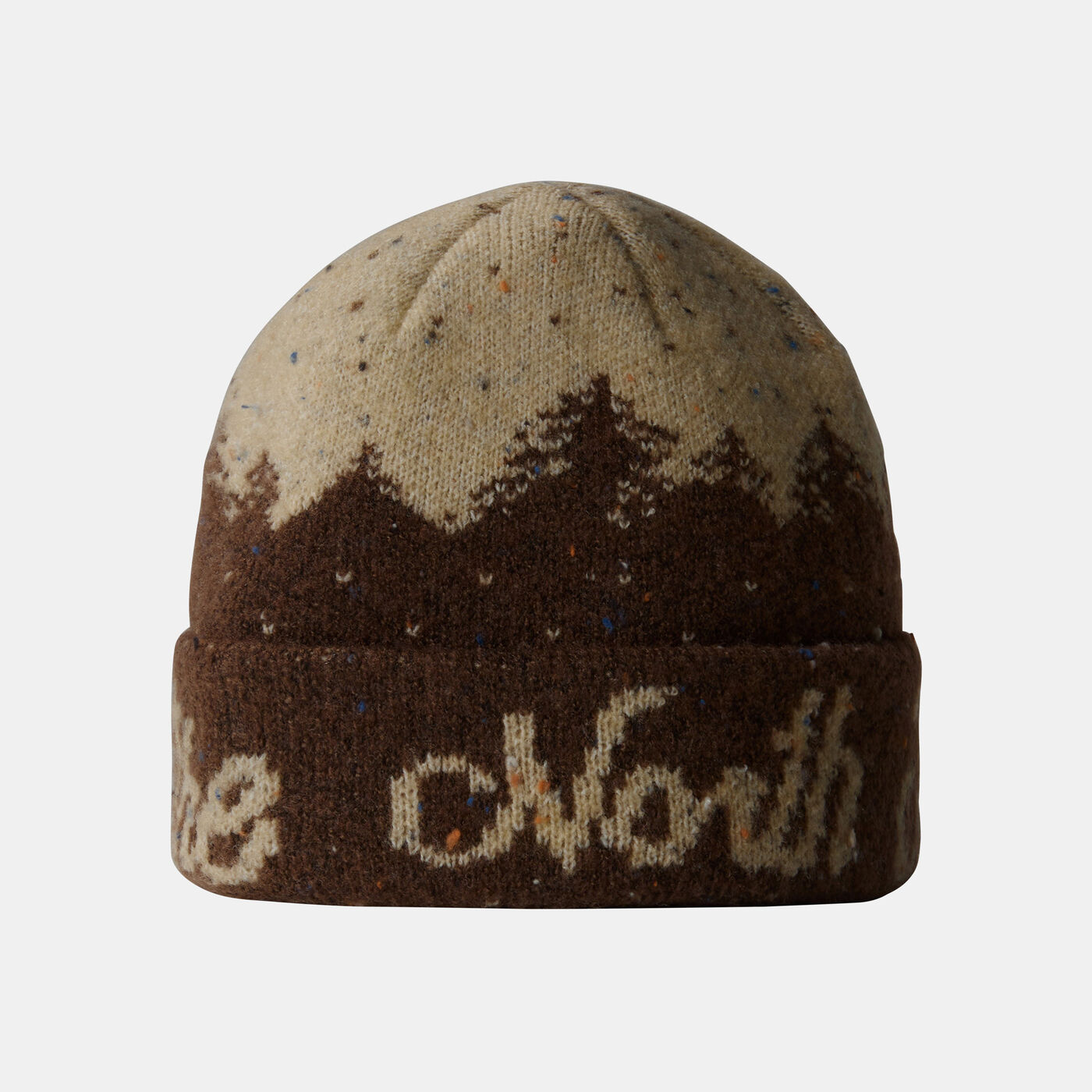 Cabin Mountainscape Beanie