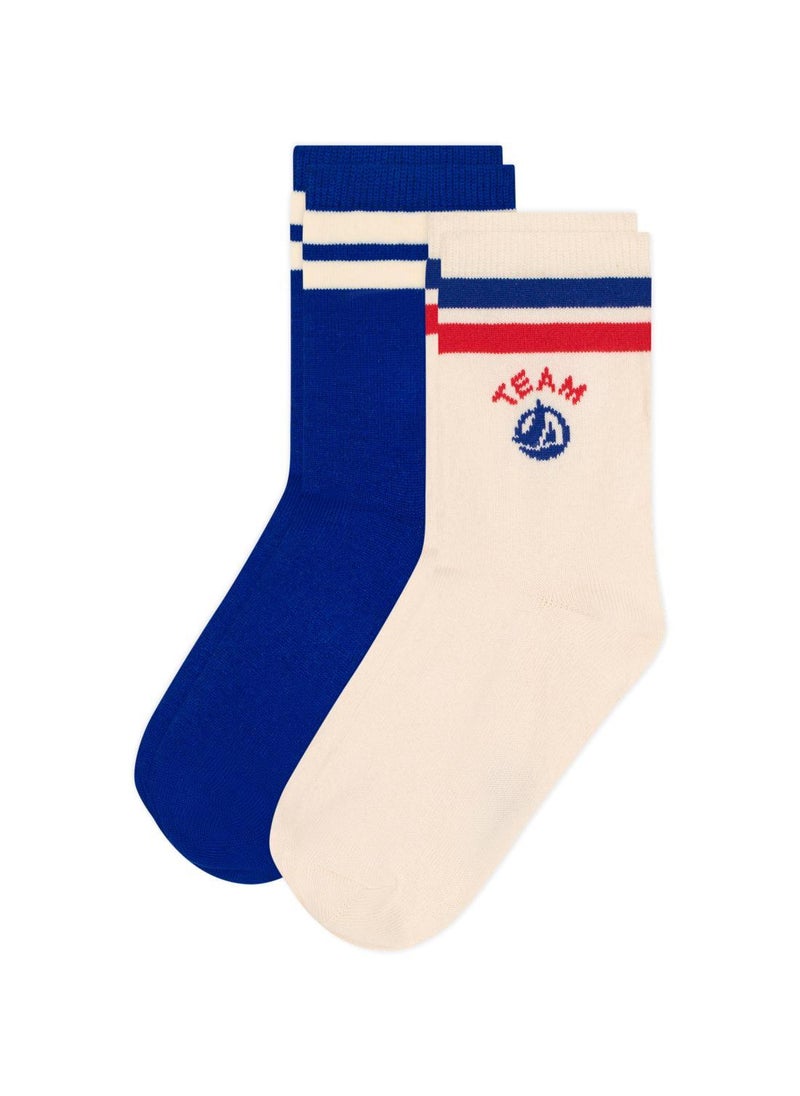 Children's Petit Bateau cotton socks - 2-Pack