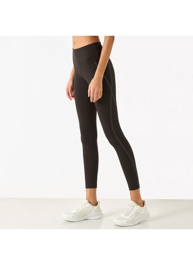 Kappa Solid Leggings with Elasticated Waistband