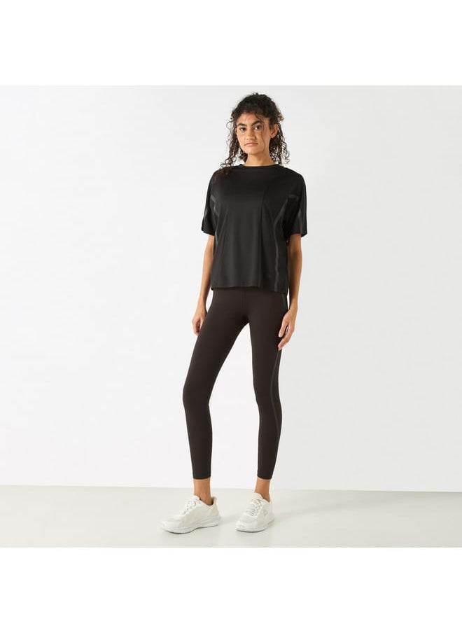 Kappa Solid Leggings with Elasticated Waistband