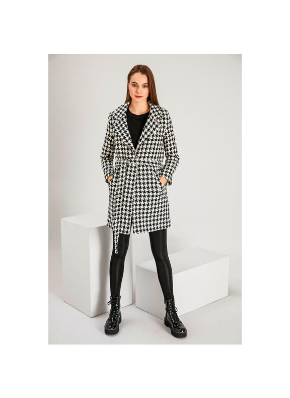 PATTERNED QUILTED COAT