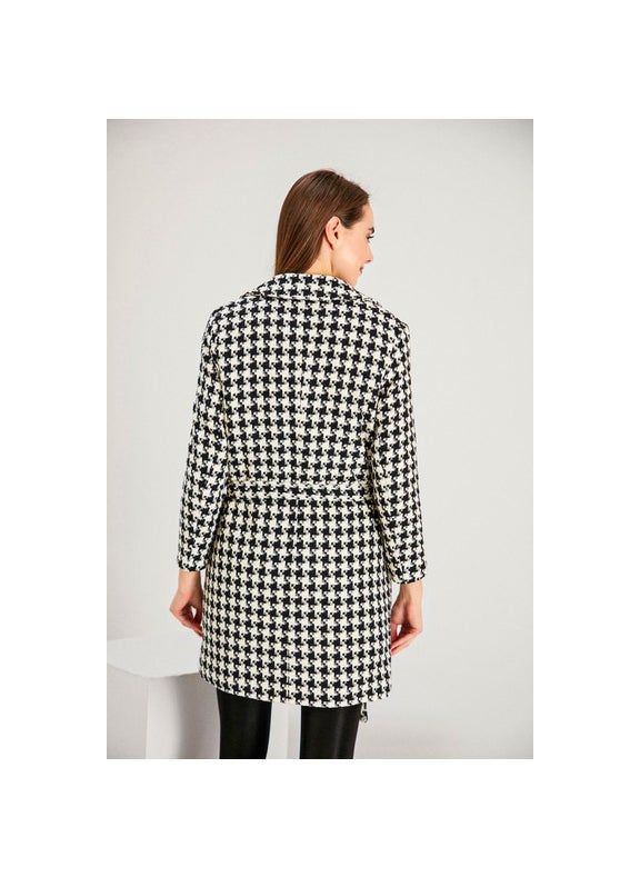 PATTERNED QUILTED COAT