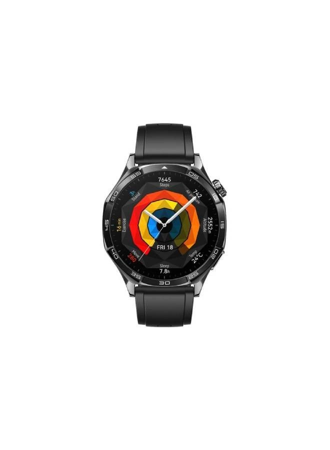 WATCH GT5 46mm Smart Watch, up to 14 Days Battery Life, All-new Running and Cycling Sports, Sharp-Edged Design, Health Tracking, Compatible with iOS and Android Black