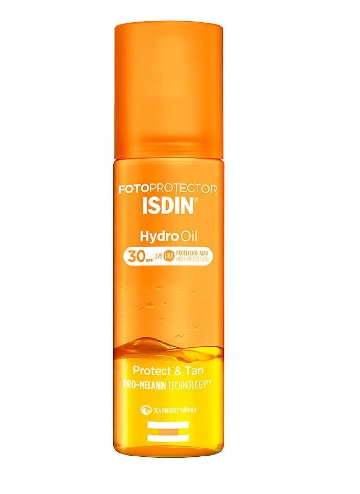 Fotoprotector Hydro Oil SPF 30 200ml biphasic sunscreen promotes skin tanning effect water resistant