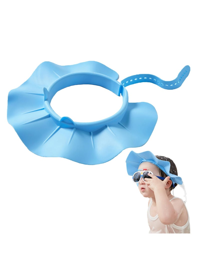 Baby Shower Cap, soft and adjustable Baby Hair Washing Shield, protects eyes and ears when washing hair, suitable for babies, toddlers, and children. Baby Shower Cap Shield