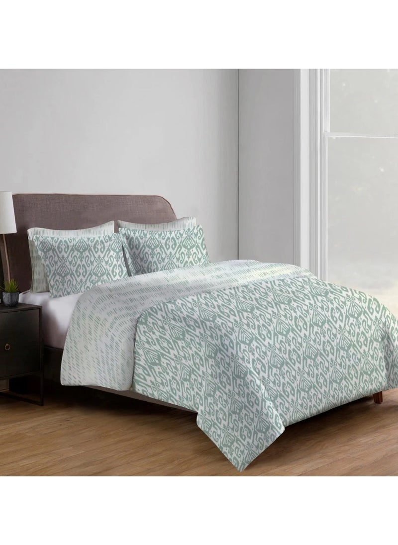 VARESSA SA TINELL 100% COTTON PRINTED KING COMFORTER SET (5 pcs)