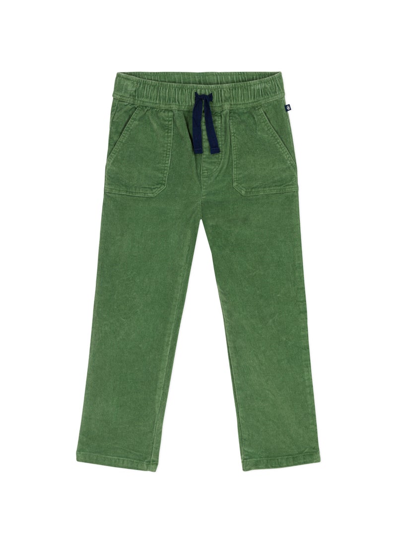 Boys' straight-fit corduroy trousers