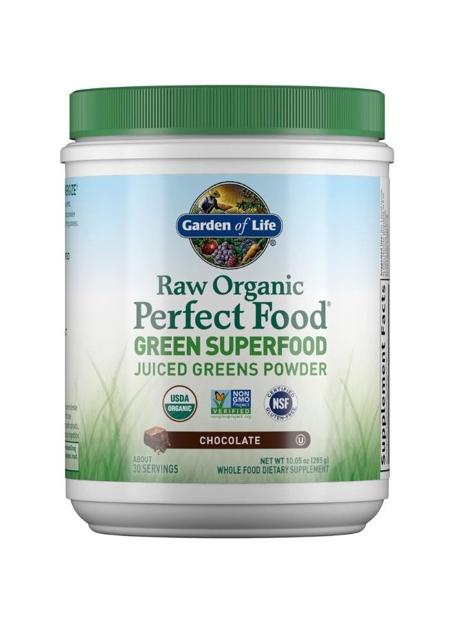 Perfect Food Raw Super Green Formula Chocolate Cacao 285Gm