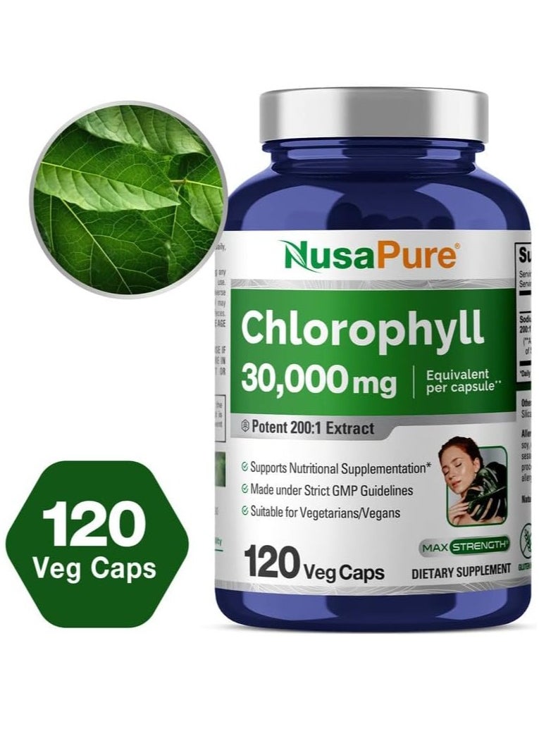 Chlorophyll 30,000 Mg 120 veg caps