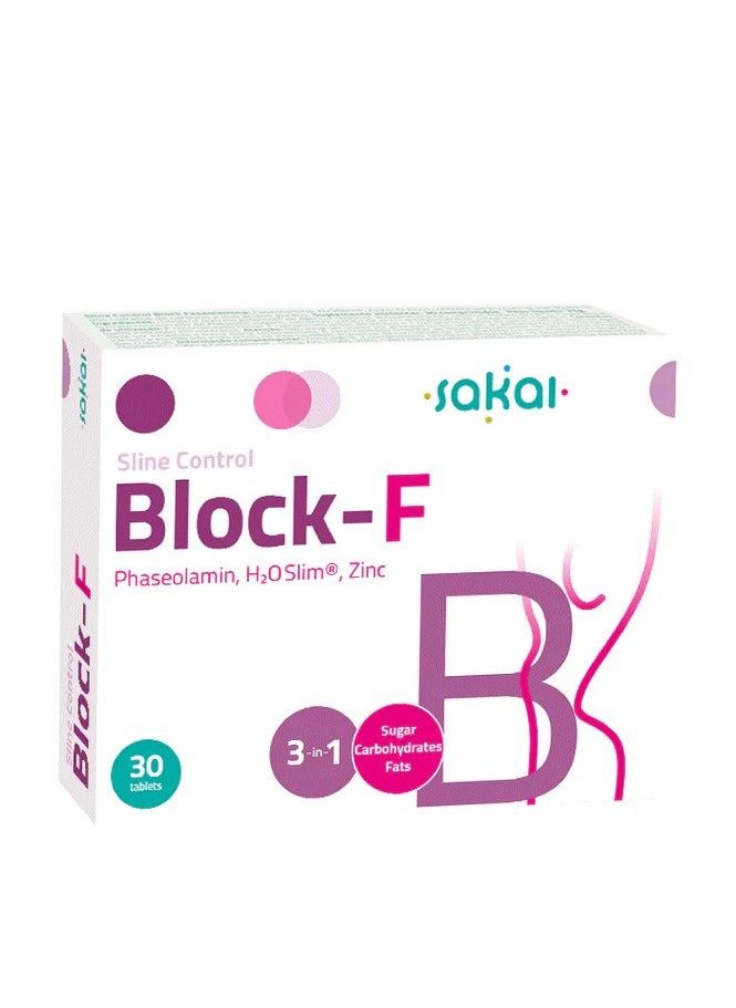 Sline Control Block F Phaseolamin H2O Slim Zinc 30 Tablet