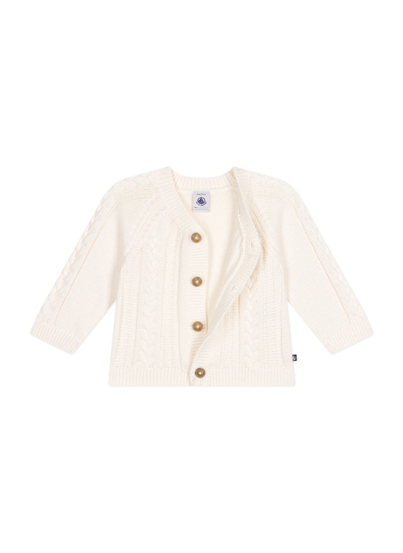 Babies' cotton cardigan