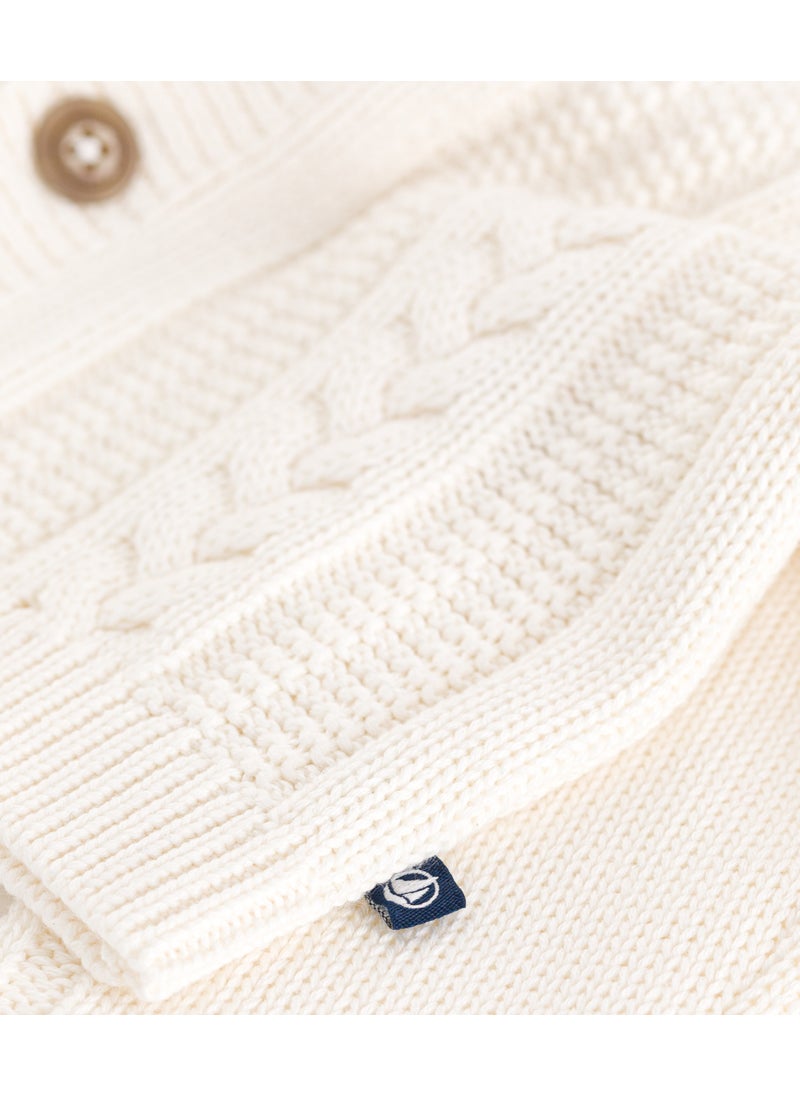 Babies' cotton cardigan