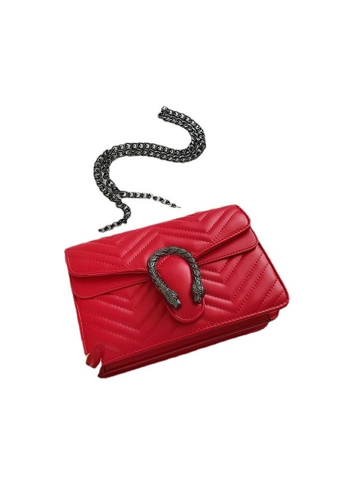 Woman shoulder bag Colour:Red