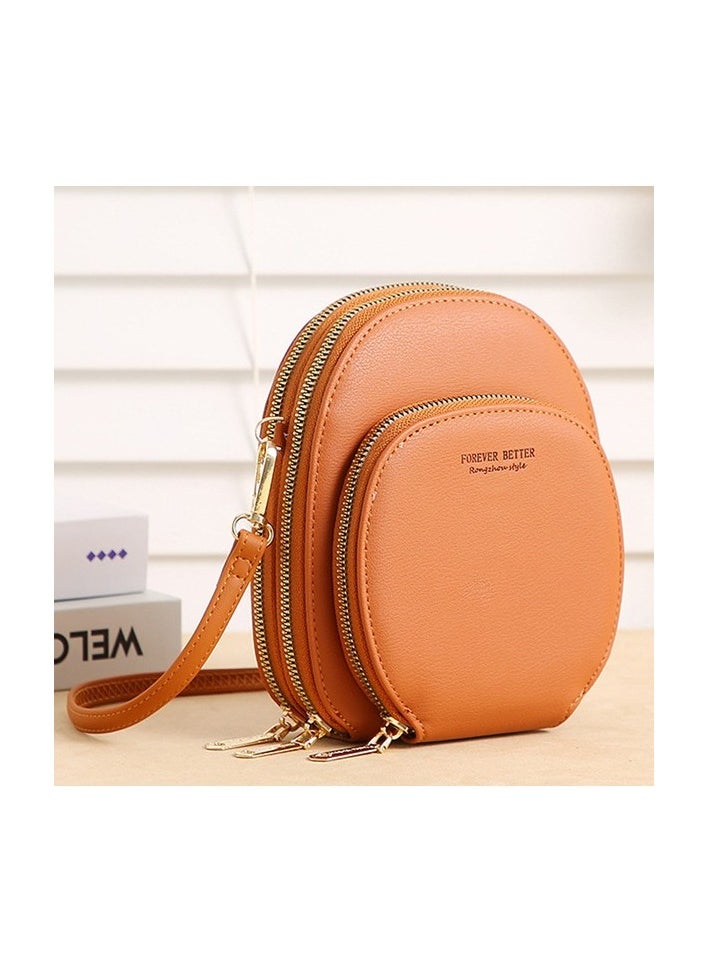 BEAUTIFYY WOMEN SHOULDER BAG SMALL CROSSBody Bag PU Women Sizes:19*7*16cm Colour:Orange