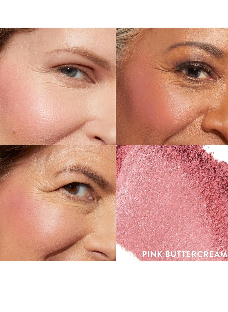 NEW YORK Baked Blush n Brighten Marbleized Blush Pink Buttercream Creamy Lightweight Natural Finish