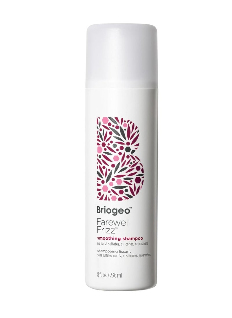 Farewell Frizz Smoothing Shampoo Tame Frizz and Restore Shine to Dull Dry Hair Vegan phalate and Paraben Free 236ml