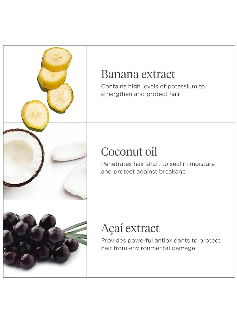 Superfoods Banana Coconut Nourishing Conditioner Replenish Dull Dry Hair and Supports Healthy Hair and Scalp Vegan Phalate and Paraben Free 369ml