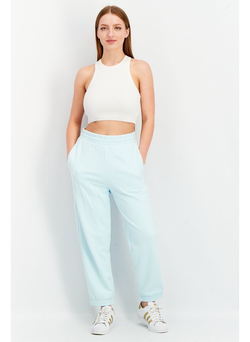 Women Sportswear Fit Jogger Pants, Light Blue