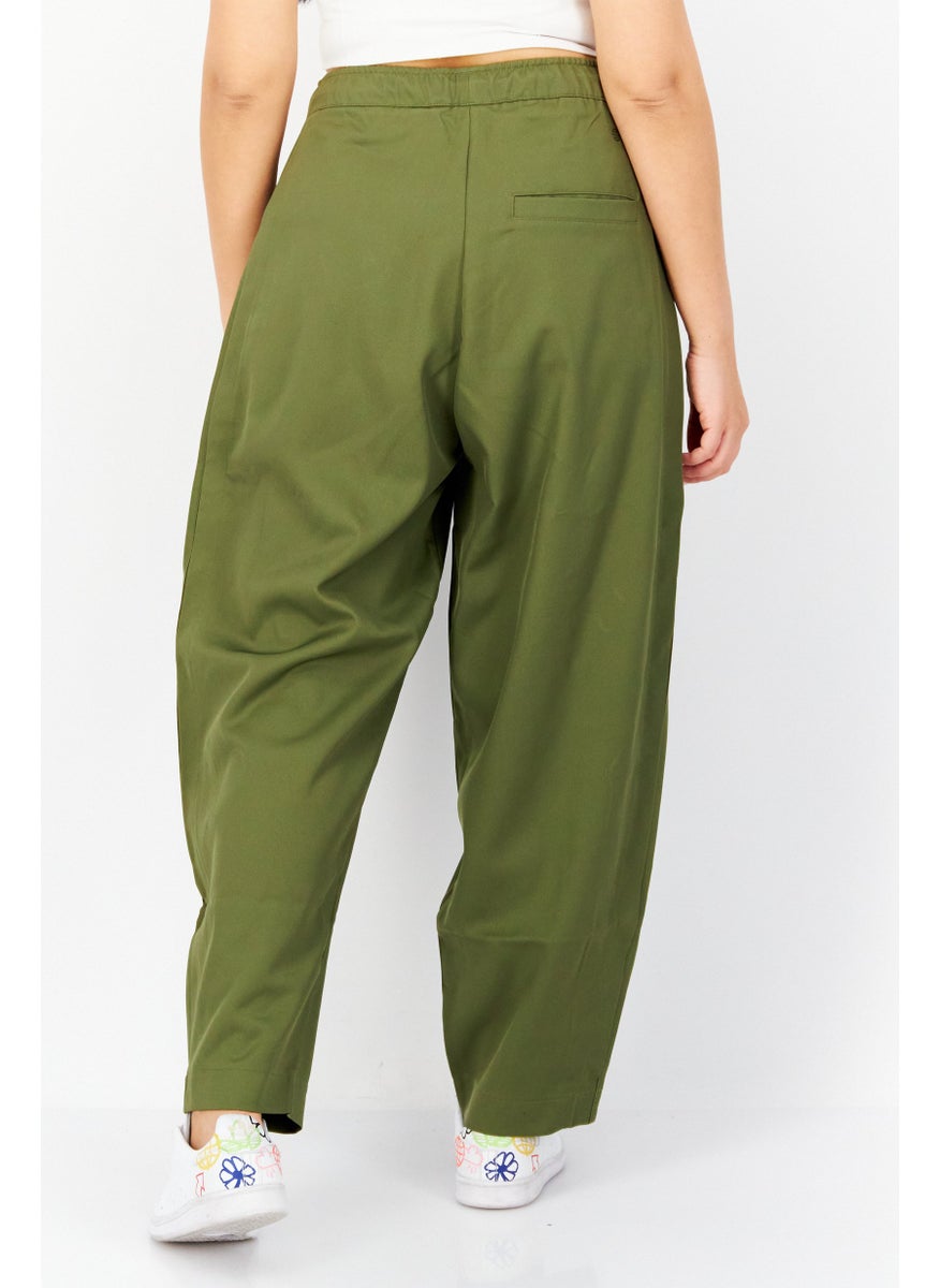 Women Sportswear Fit Outdoor Pants, Olive