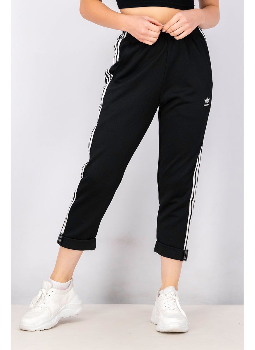 Women Regular Fit Track Pants, Black