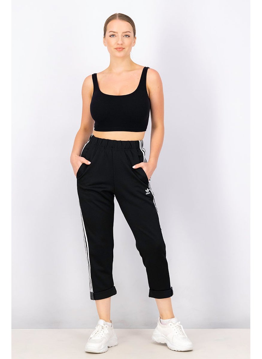 Women Regular Fit Track Pants, Black