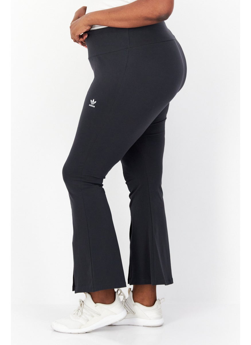 Women Plus Size Training Leggings Dark Grey