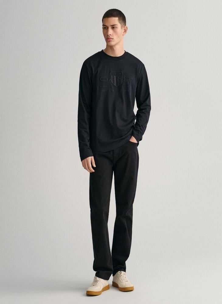 Tonal Shield Long Sleeve T-Shirt