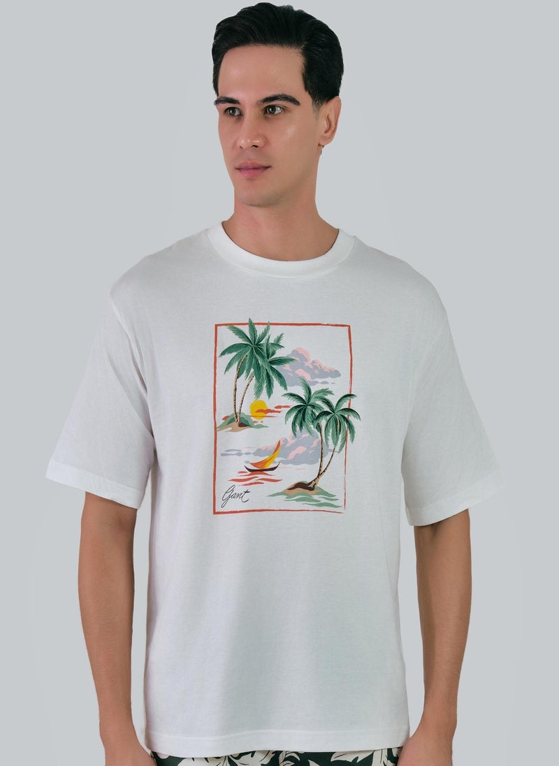 Hawaiian Printed T-Shirt