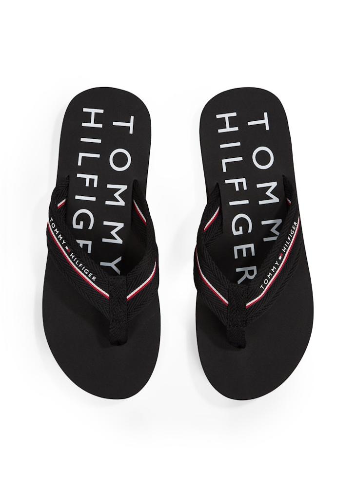 Monogram Detail Beach Flip Flops