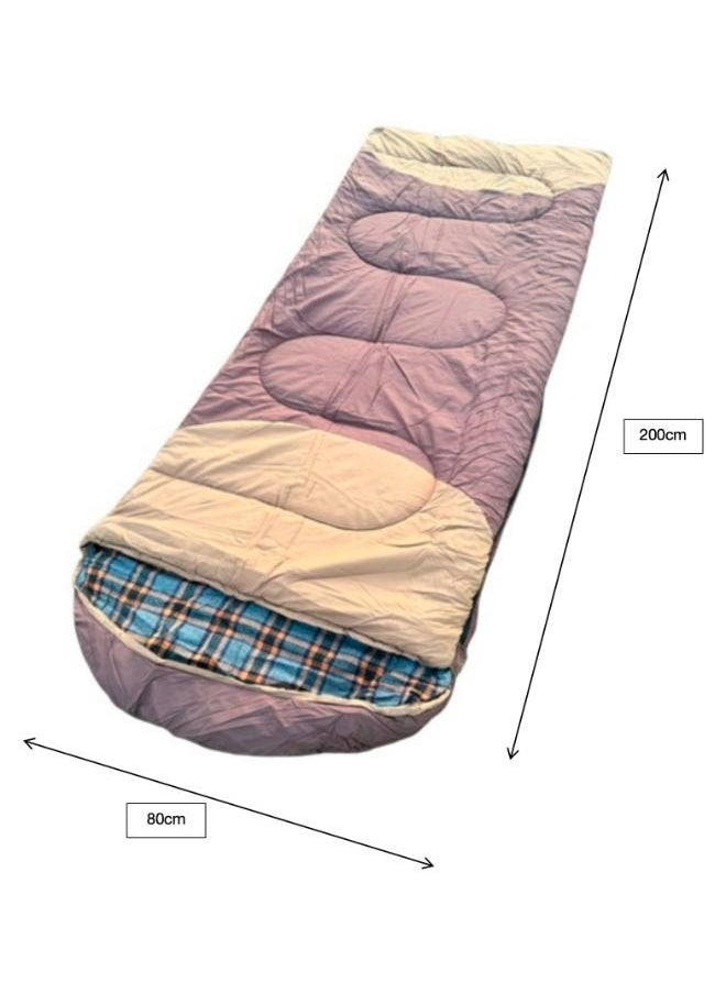 Camping Sleeping Bag for Hiking Training and Outdoor Activities Sleeping Bag Size: 200cm*80cm