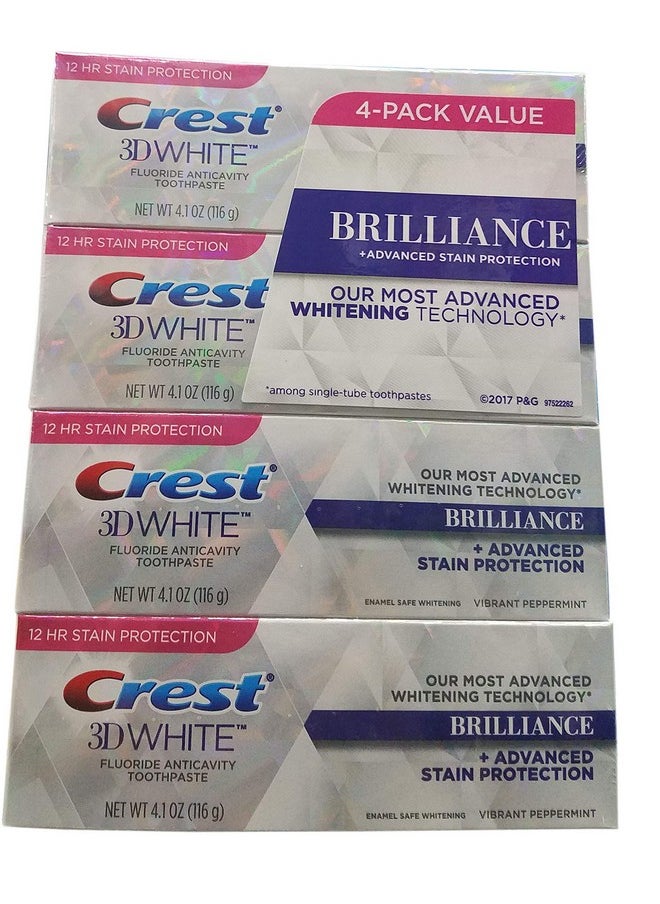 134691 3D White Brilliance Paste (4 X 4.1 Oz), Shape