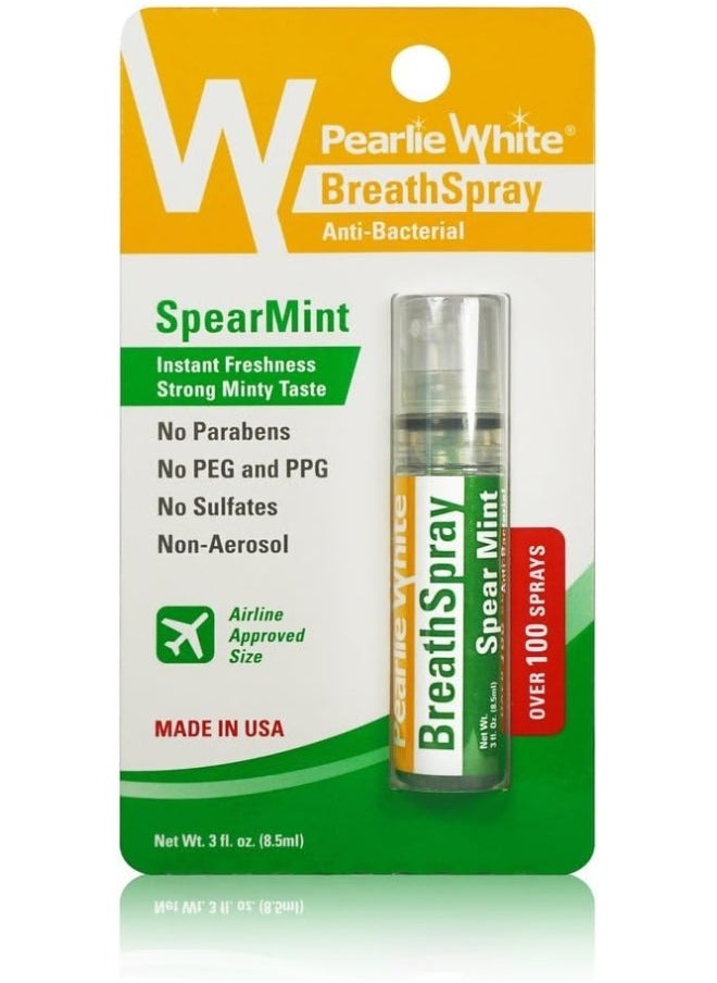 Breath Spray - Spear Mint, 8.5Ml - 5 packs