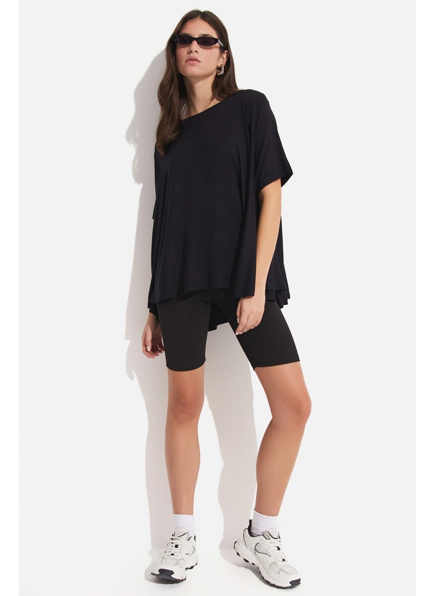 100% Viscose Loose Cut T-Shirt